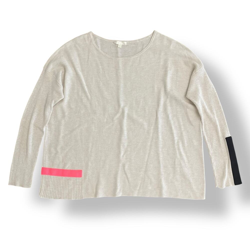 Lisa Todd In Line Crewneck Sweater Size Medium Modern, Business,‎ Casual